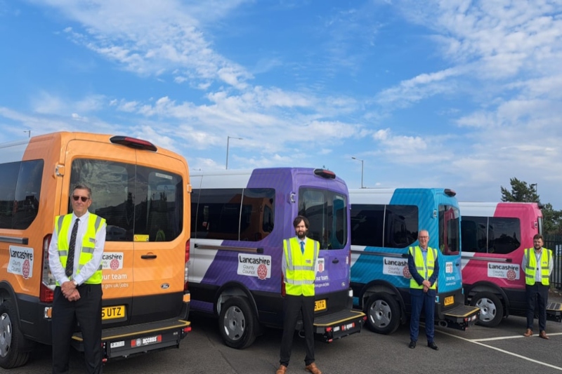 Council welcomes new vehicles for SEND transport service image