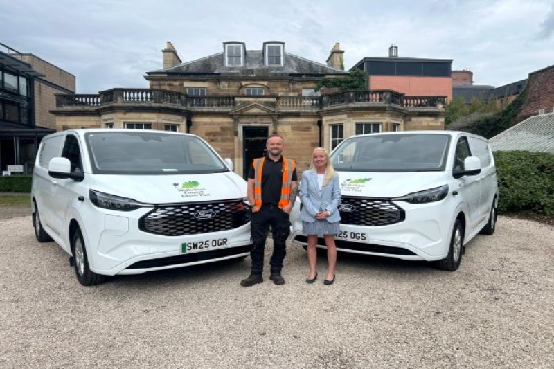 Midlothian Council powers ahead with zero-emission vans image